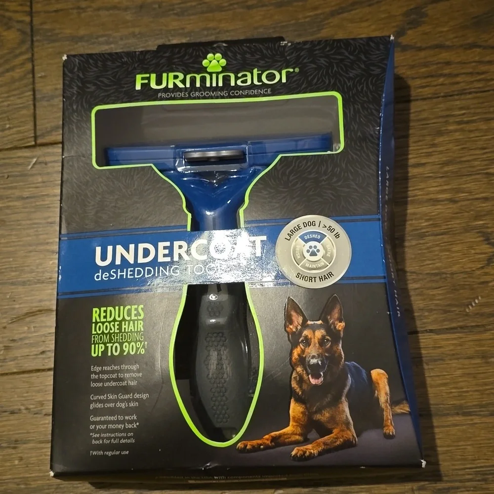 🐕BUY 2 GET 1 FREE Furminator Short Hair Deshedding Tool For Dogs (Large)